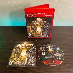 Mortal Kombat vs. DC Universe (PlayStation 3, 2008) Complete Tested Working